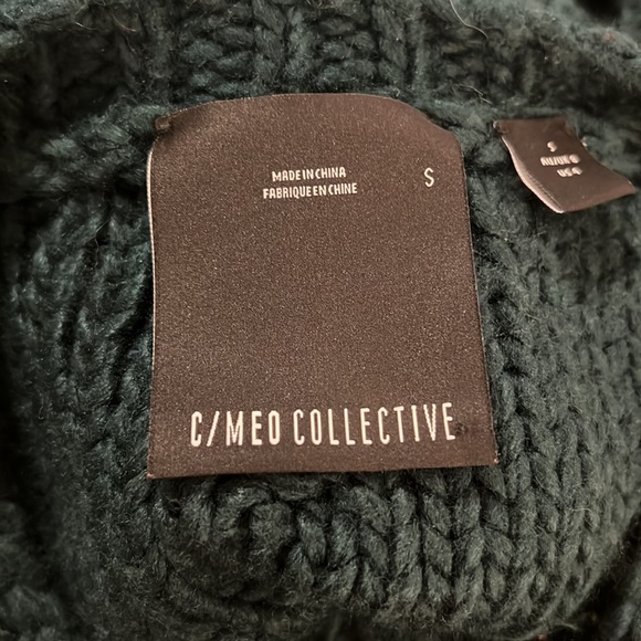 Hunter Green C/MEO COLLECTIVE sweater - Picture 4 of 4
